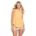thumbnail image 1 of No Boundaries Women's Babydoll Halter Top, 1 of 6