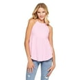 thumbnail image 1 of No Boundaries Women's Babydoll Halter Top, 1 of 6