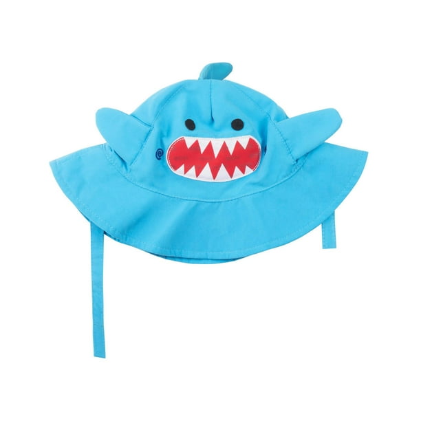 ZOOCCHINI - Bébé, enfant en bas âge UPF50 + chapeau de soleil - Bonnet de bain - Sherman le requin