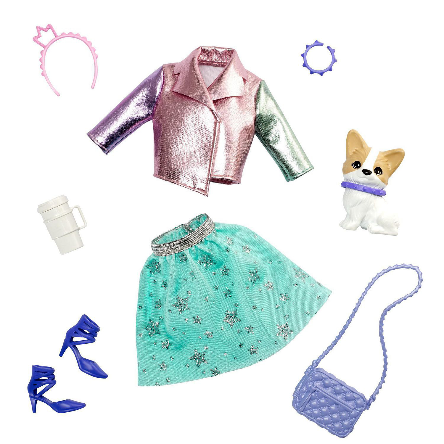 Barbie® Daisy Collar Wrap Coat