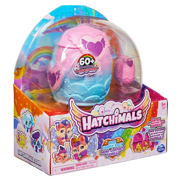 Hatchimals CollEGGtibles, Family Pack Home Playset with 3