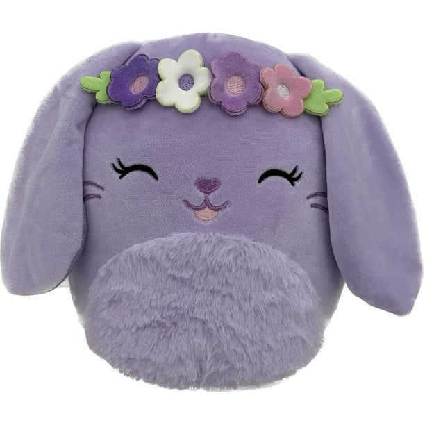 Squishmallows Easter 8" Bubbles the Lavender Bunny with Flower Crown