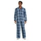 Pyjama 2 pièces avec haut à col cranté George pour hommes – image 1 sur 6