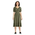 thumbnail image 1 of Robe maxi smockée George pour femmes, 1 of 6