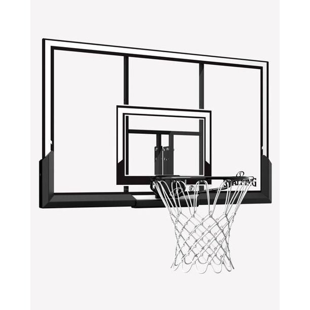 Spalding 52" Acrylic Backboard and Rim Combo White Walmart.ca