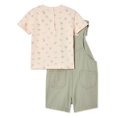 thumbnail image 2 of George Baby Boys' Shortall 2-Piece Set, 2 of 2