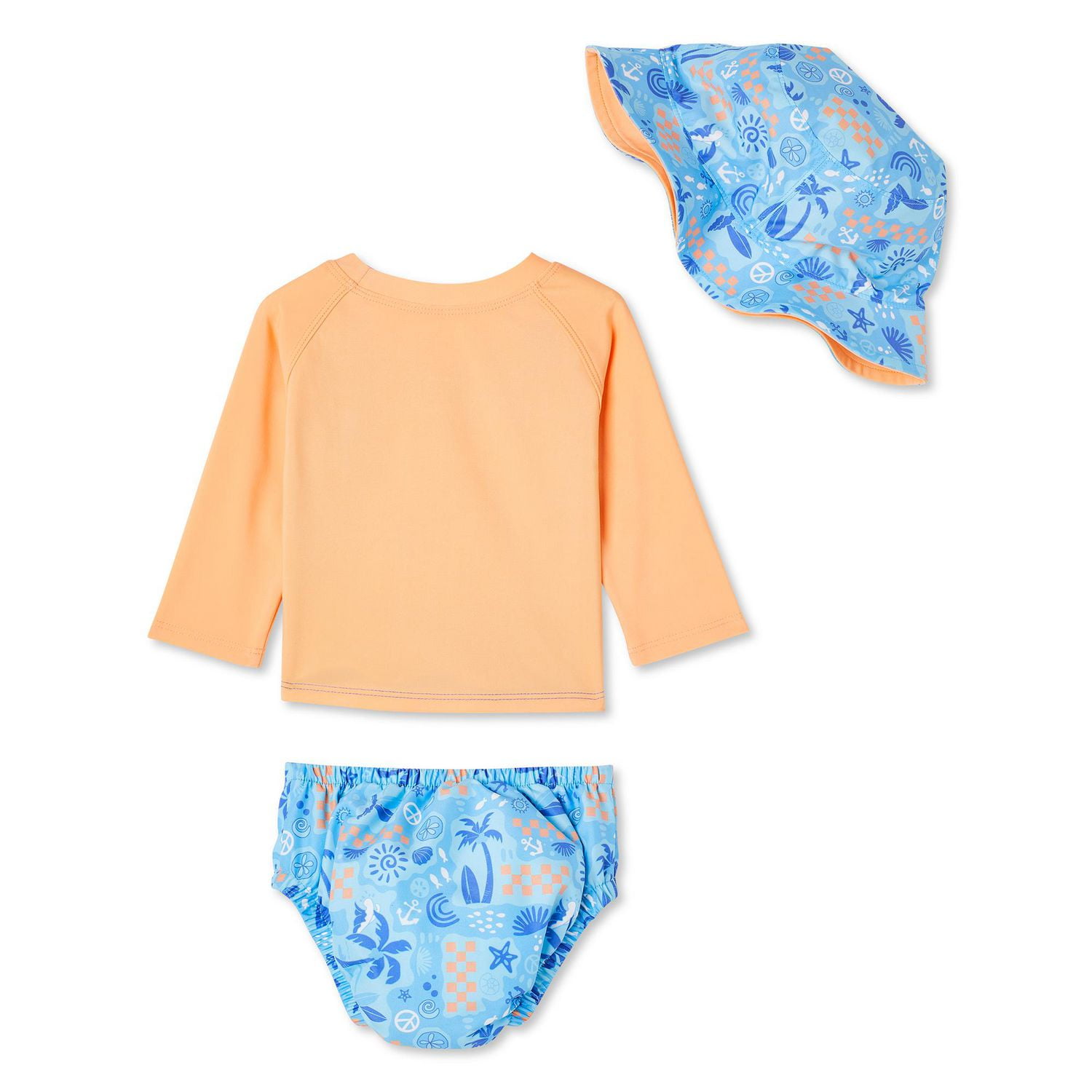 George Baby Boys' Swim Diaper 3-Piece Set