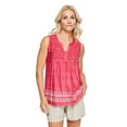 thumbnail image 1 of Iyla Women's Border Printed Top, 1 of 6