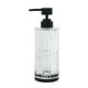 Distributeur de savon en verre avec garniture noire hometrends Distributeur de Savon en Verre – image 1 sur 3