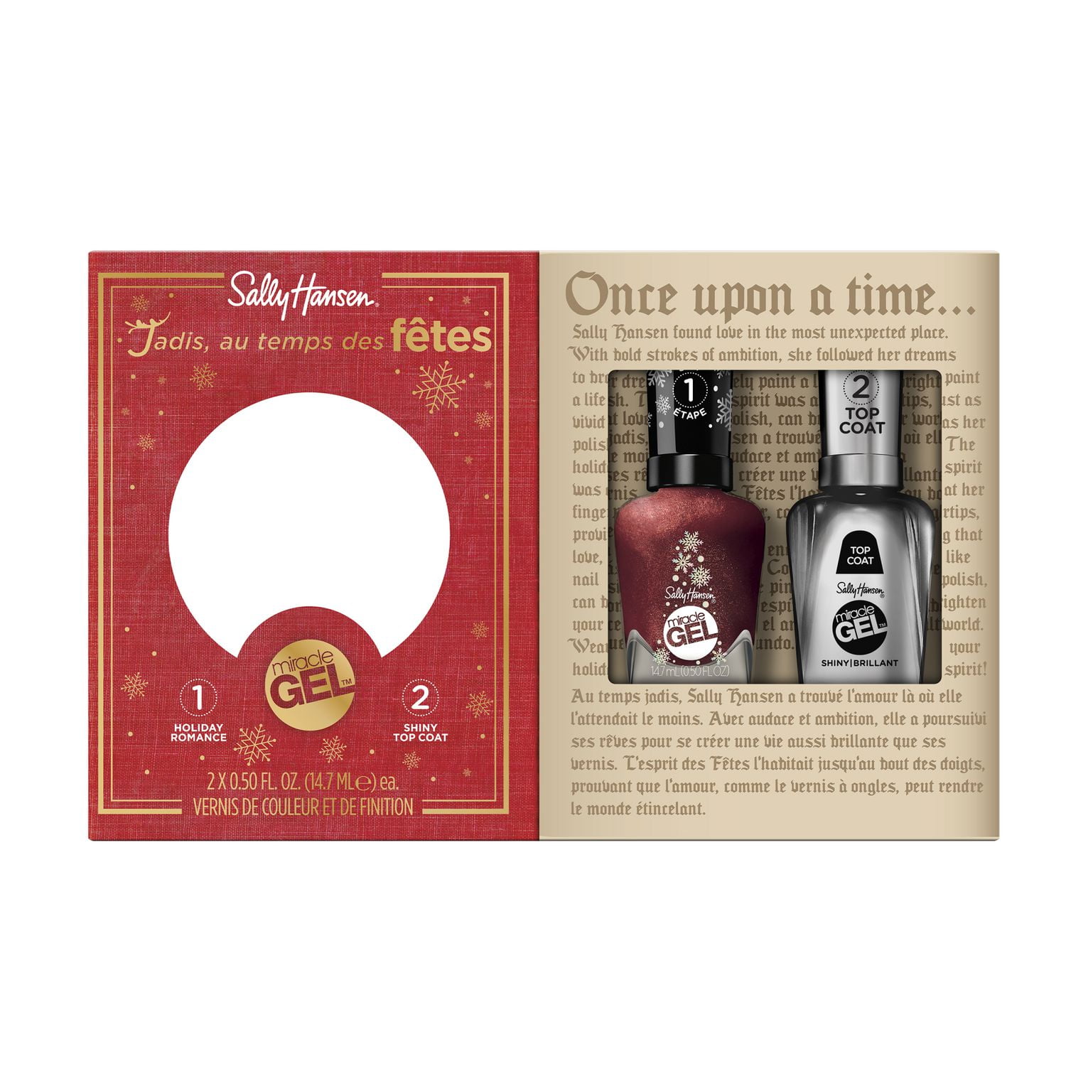 Miracle Gel™ Nail Colour Duopack, 2 Step Gel-like System, No UV Light Needed, Up to 8 Day of colour & shine