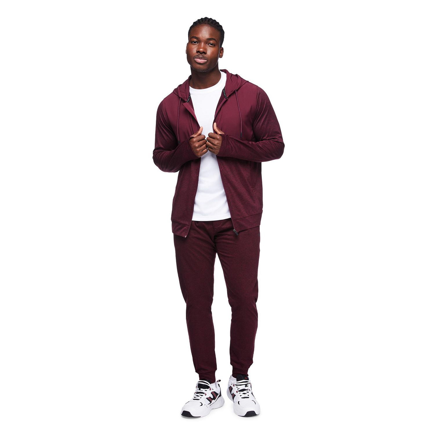 Athletic Works Men's Active Long Sleeve Hoodie