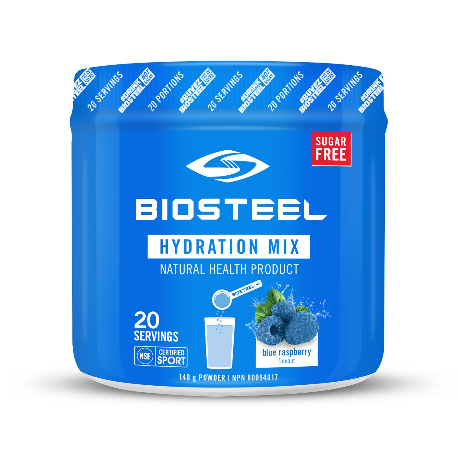 BioSteel - Bouteille d'eau compressible pour l'entraînement