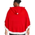 thumbnail image 3 of George Plus Women's Christmas Poncho Sweater, 3 of 6