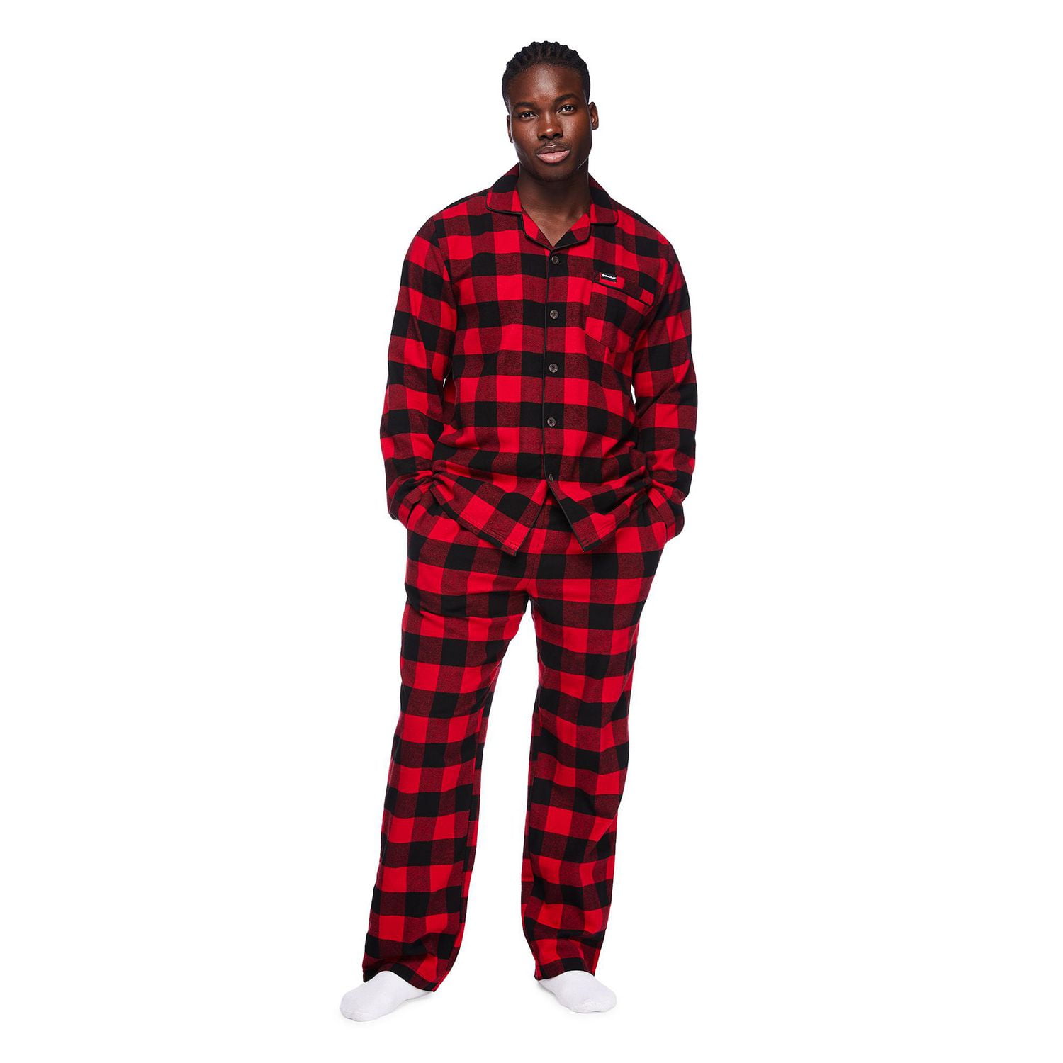 Pyjamas 2 pièces à carreaux Canadiana pour toute la famille