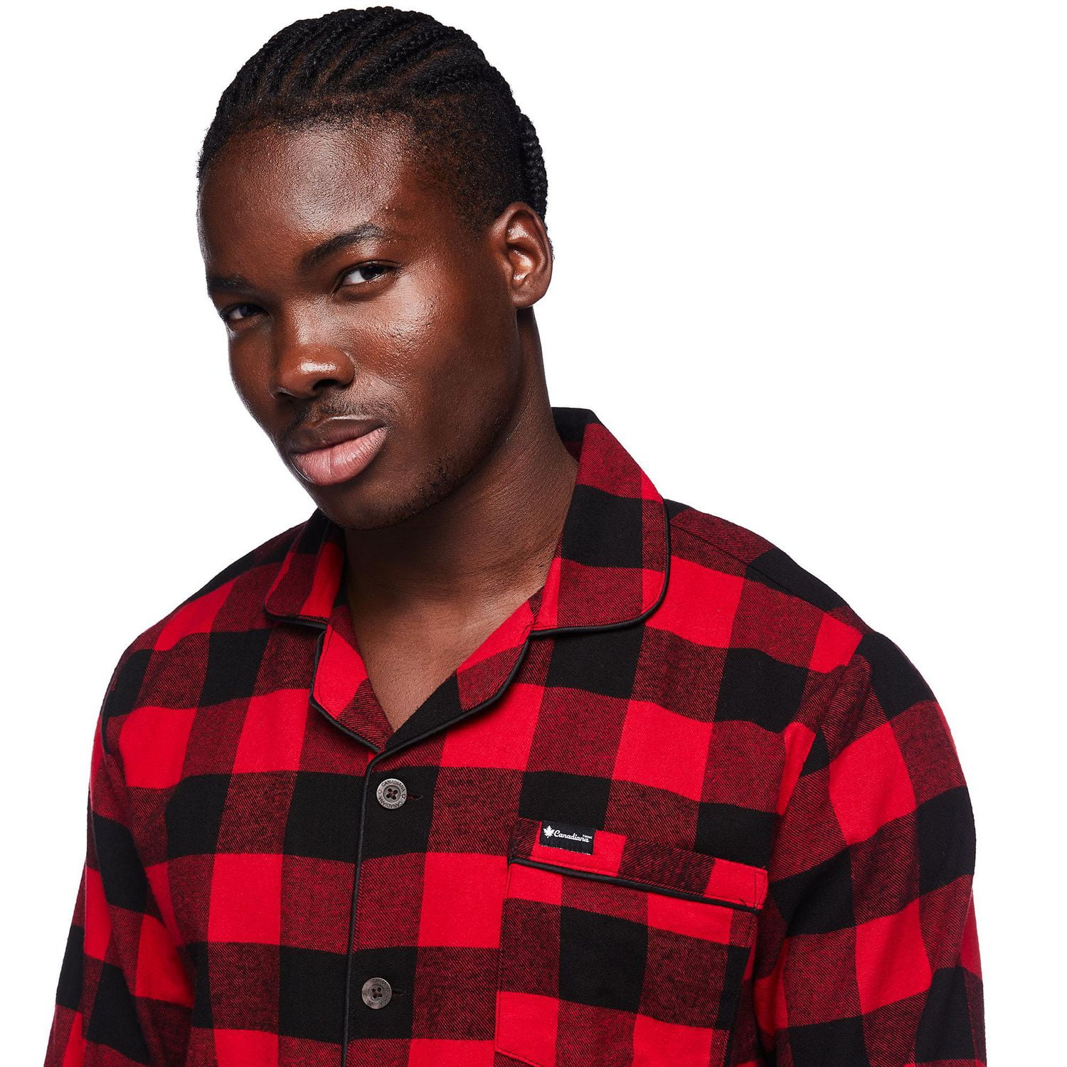 Pyjamas 2 pièces à carreaux Canadiana pour toute la famille