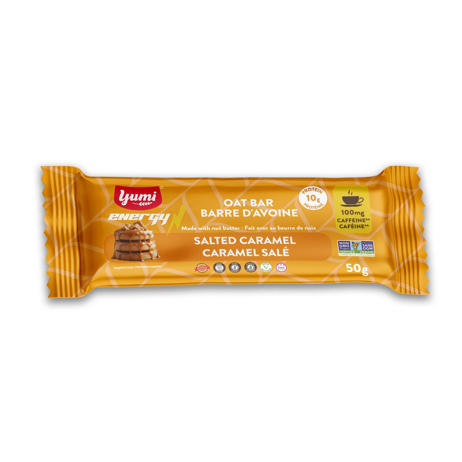 Yumi Caffeine Energy Oat Bar