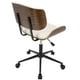 Chaise de bureau moderne mi-siècle ajustable de LumiSource – image 4 sur 7
