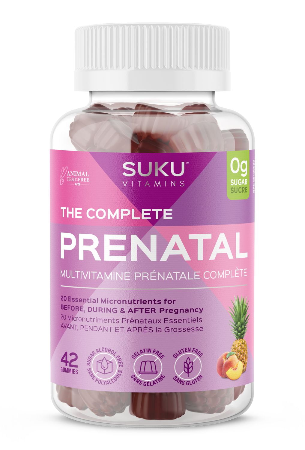 SUKU Vitamins, The Complete Prenatal, Gummy Multivitamins 42ct