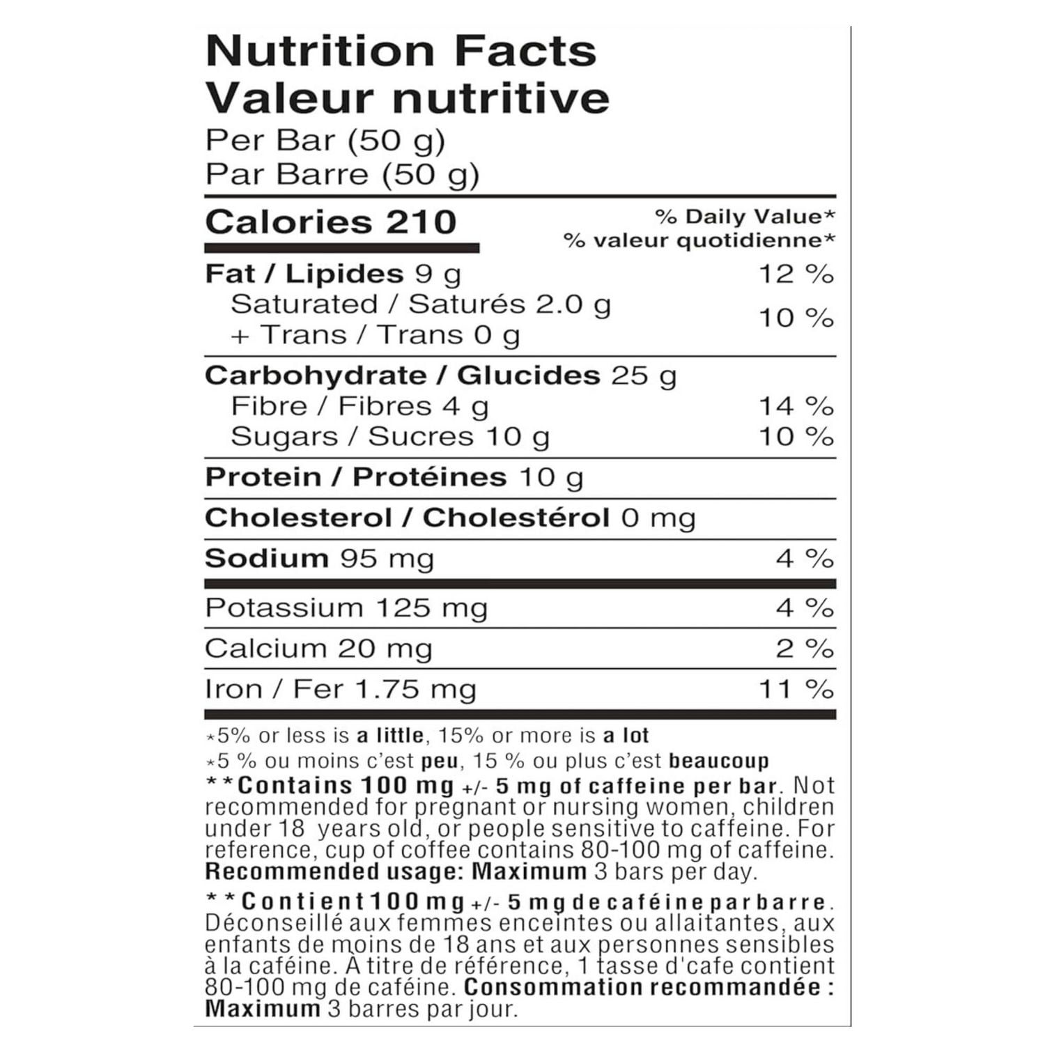 Yumi Caffeine Energy Oat Bar, Salted Caramel 50g