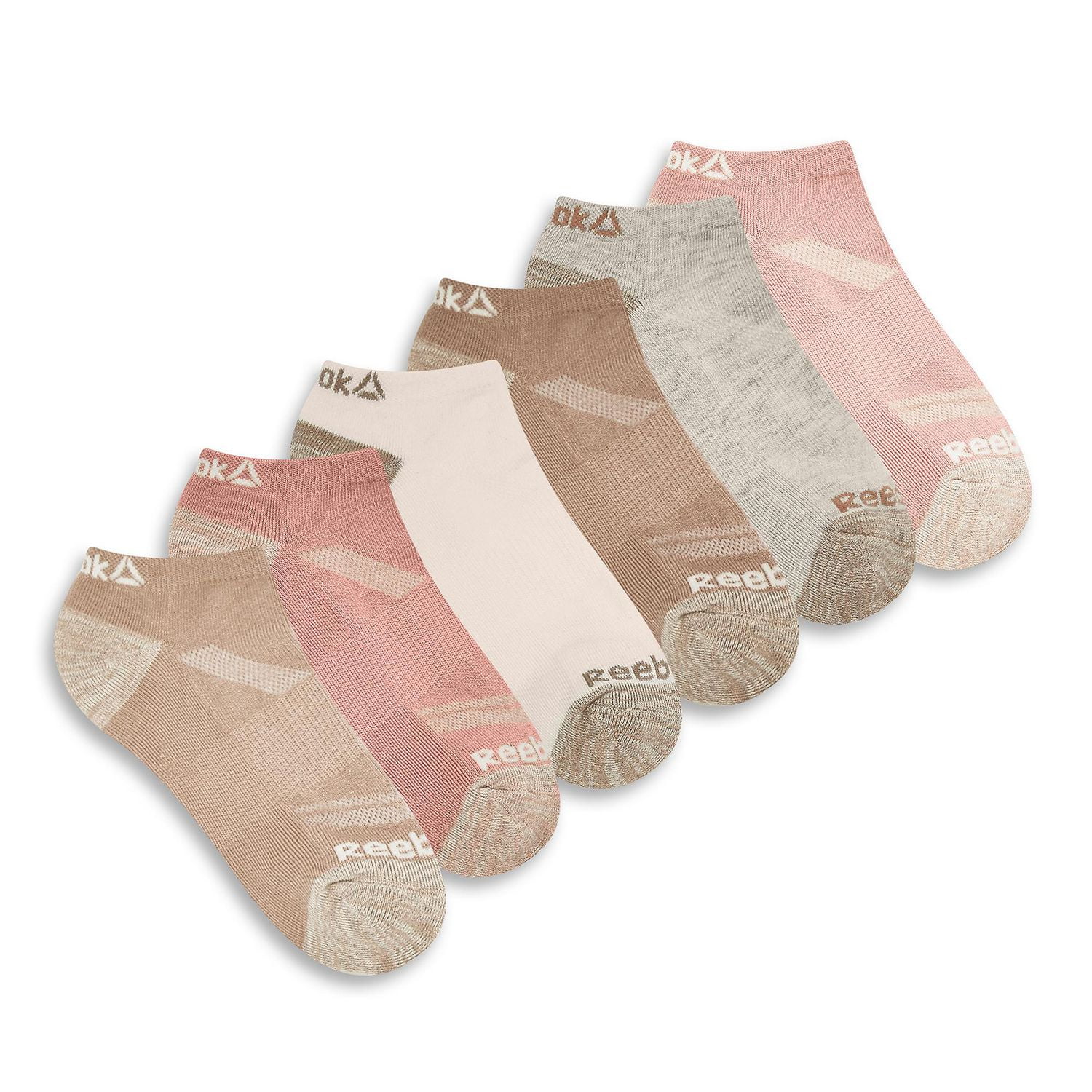 Reebok 6Pk Flat Knit Lowcut