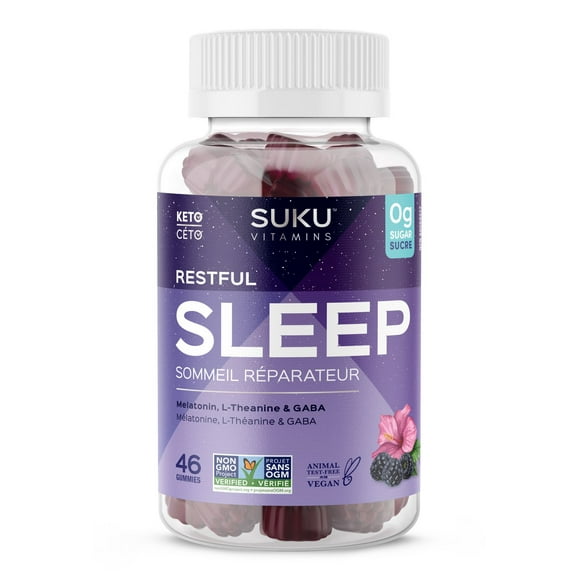 SUKU Vitamins, Restful Sleep, Gummy Sleep Supplement 46ct