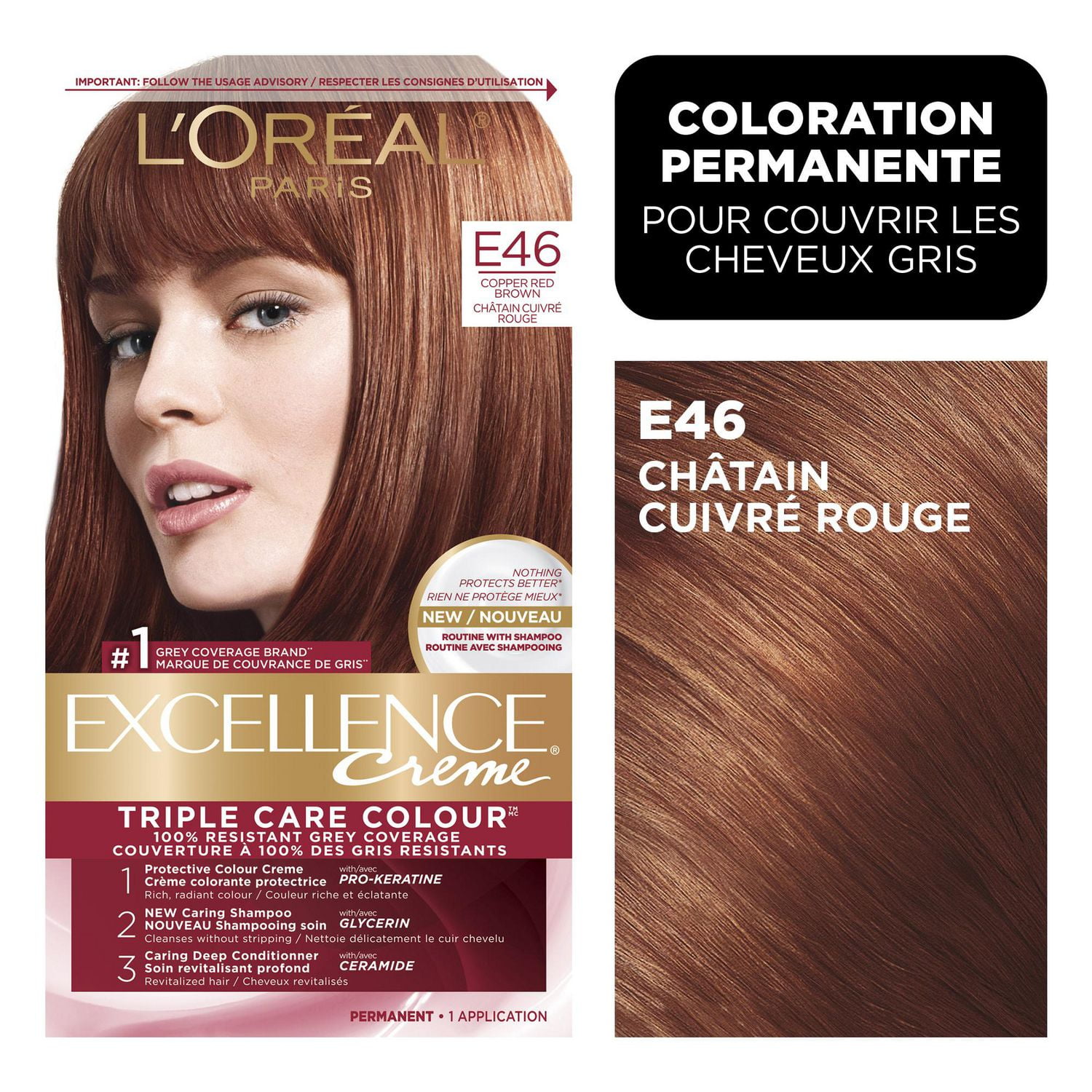 L'Oréal Paris Permanent Hair Colour Excellence Crème, 1 EA | Walmart Canada L'Oréal Paris Permanent Hair Colour Excellence Crème, 1 EA | Walmart Canada