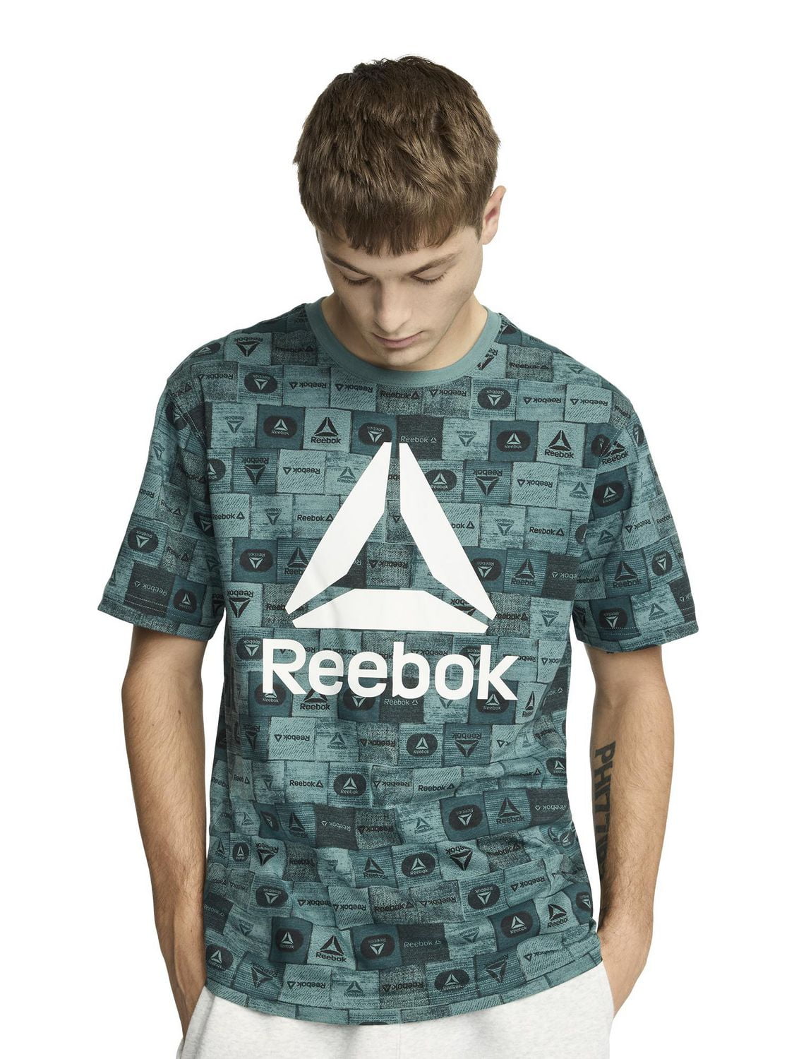 Reebok T-shirt graphique delta boxes stack pour homme