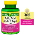 thumbnail image 1 of Spring Valley Folic Acid, 1 mg Tablets, 1 of 6