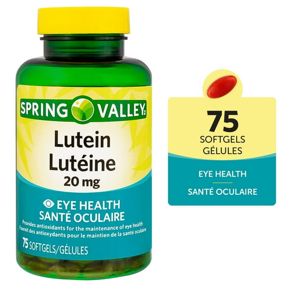 Spring Valley Lutein,  20 mg, 75 Softgels