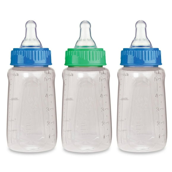 First Essentials by NUK™ Clear View® Bottle, 5oz, 3PK, Slow Flow, 5 oz, Slow Flow, 3 Pack