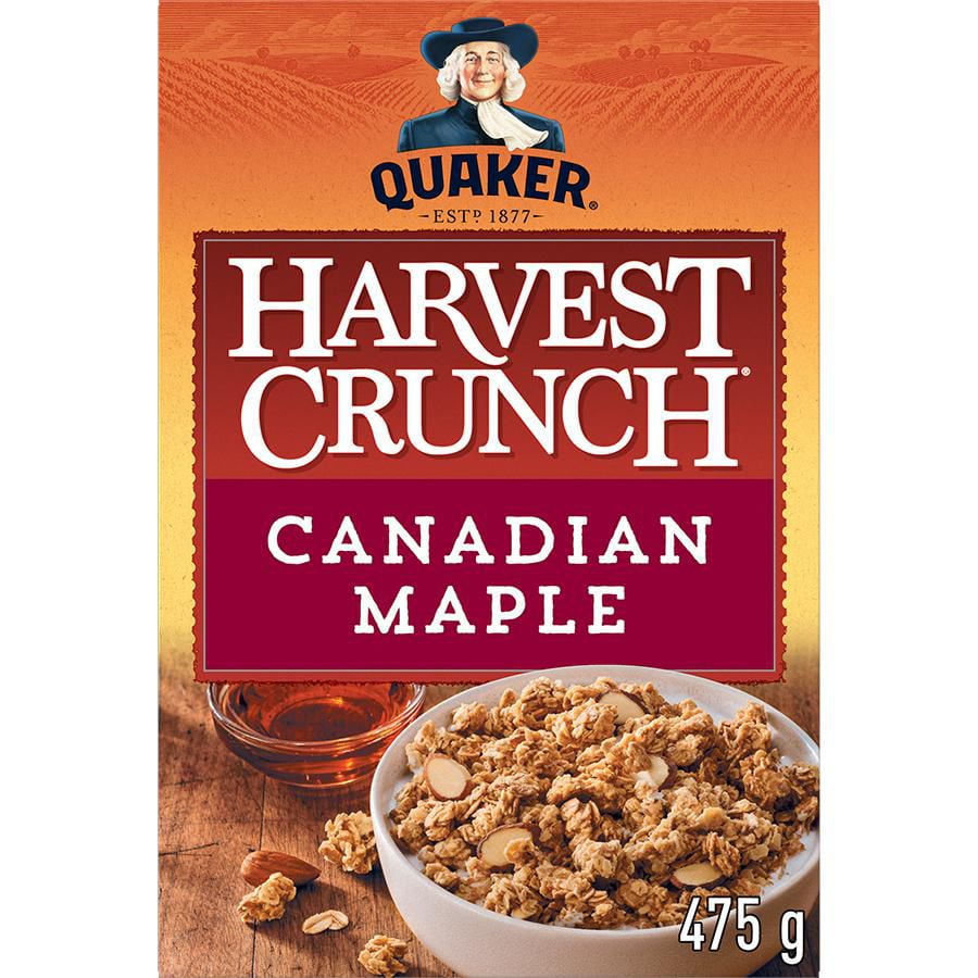 Quaker Harvest Crunch Canadian Maple Cereal Walmart Canada