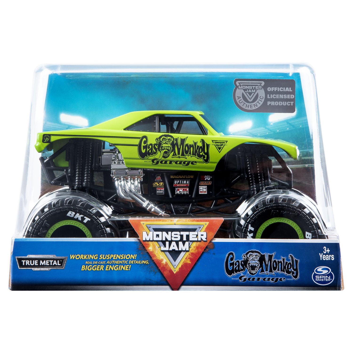 Monster Jam, Official Gas Monkey Monster Truck, Die-Cast Vehicle, 1:24  Scale - Walmart.ca