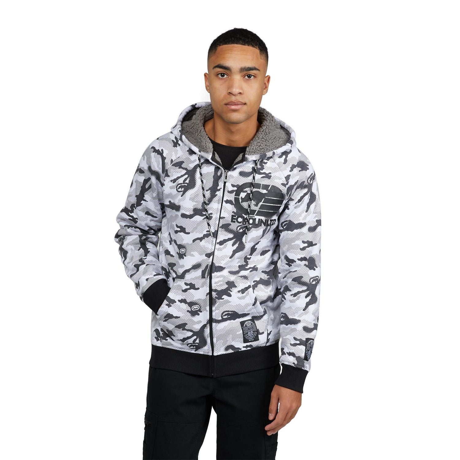 Ecko Unltd. hoodie transitionnel thermal avec sherpa pour hommes