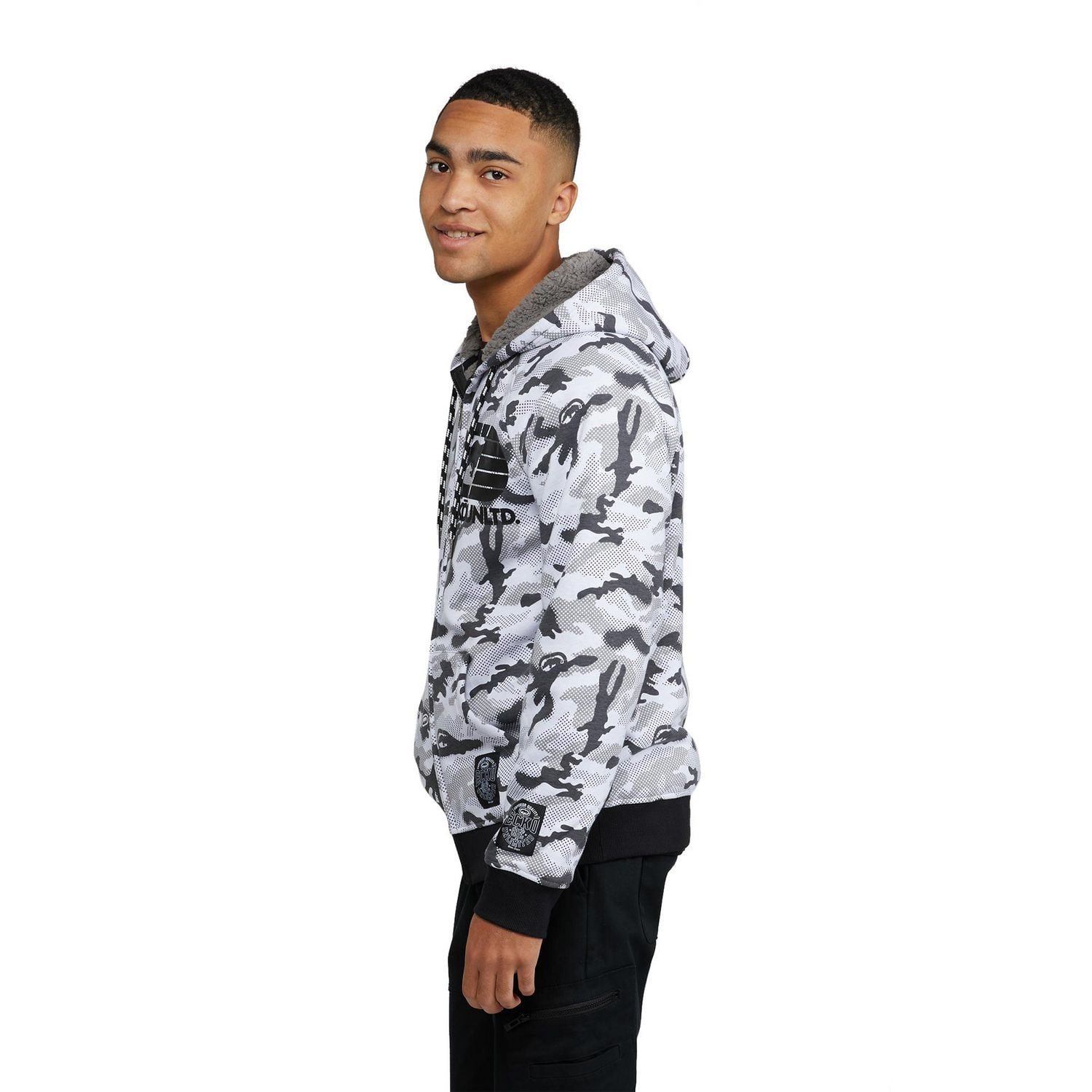 Ecko Unltd. hoodie transitionnel thermal avec sherpa pour hommes