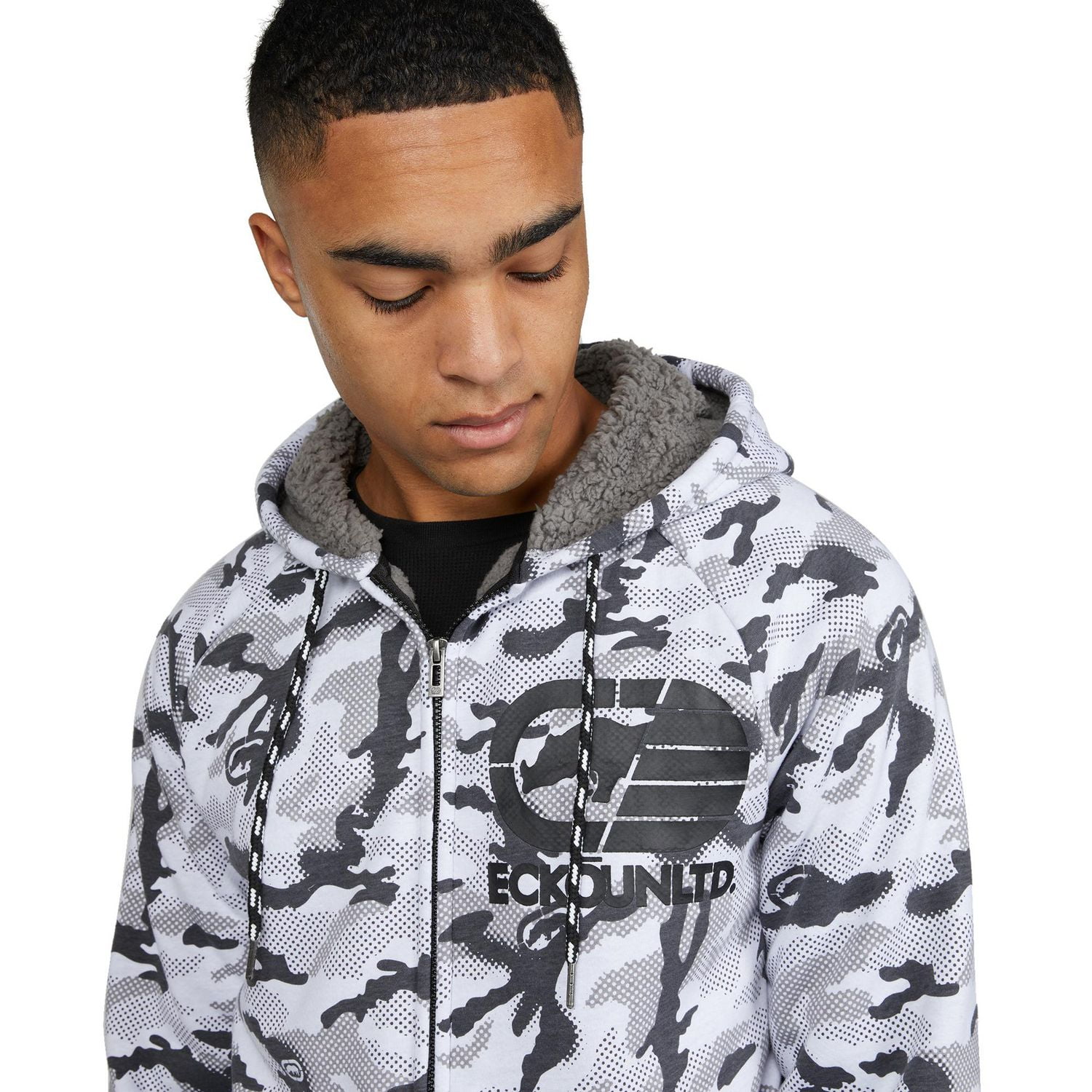 Ecko Unltd. hoodie transitionnel thermal avec sherpa pour hommes