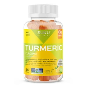 SUKU Vitamins, Turmeric, Vitamines gommy 46ct