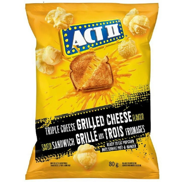 ACTII Triple Cheese Grilled Cheese ReadytoEat Popcorn, 80g Walmart.ca
