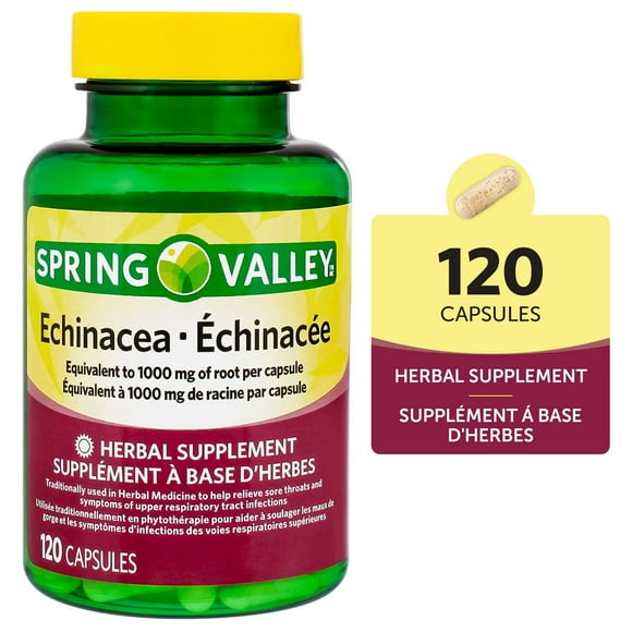 Spring Valley Echinacea, 120 Capsules
