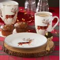 thumbnail image 2 of Rudolph Xmas Assiette 20cm Ensemble de 4, 2 of 2