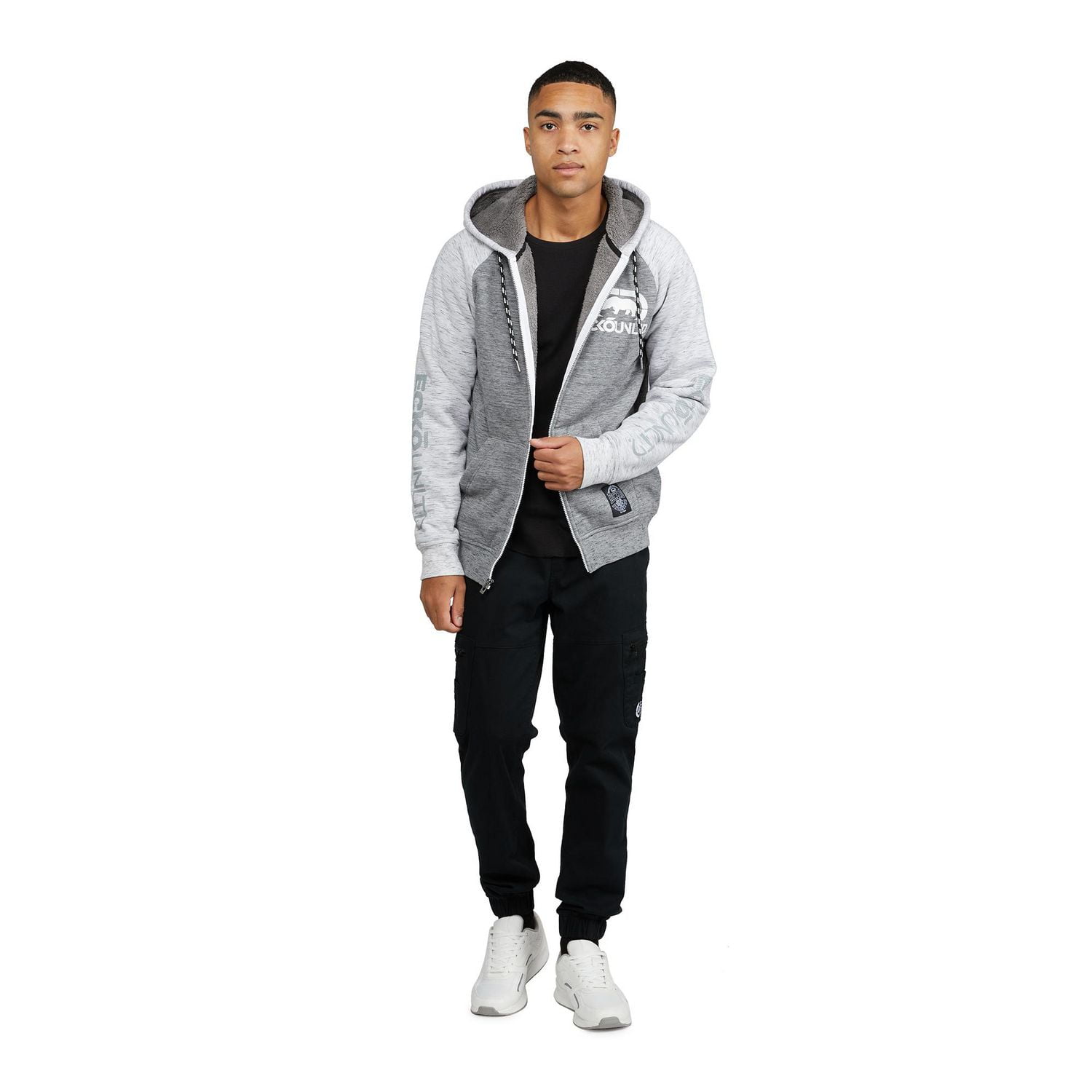 Ecko Unltd. Mens Sherpa Lined Thermal Hoodie