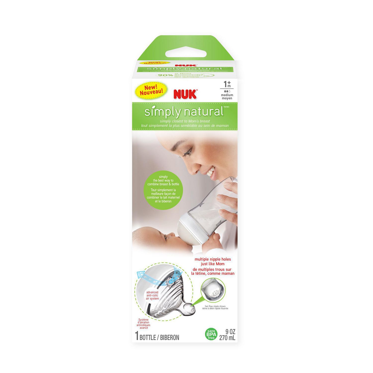 nuk simply natural fast flow