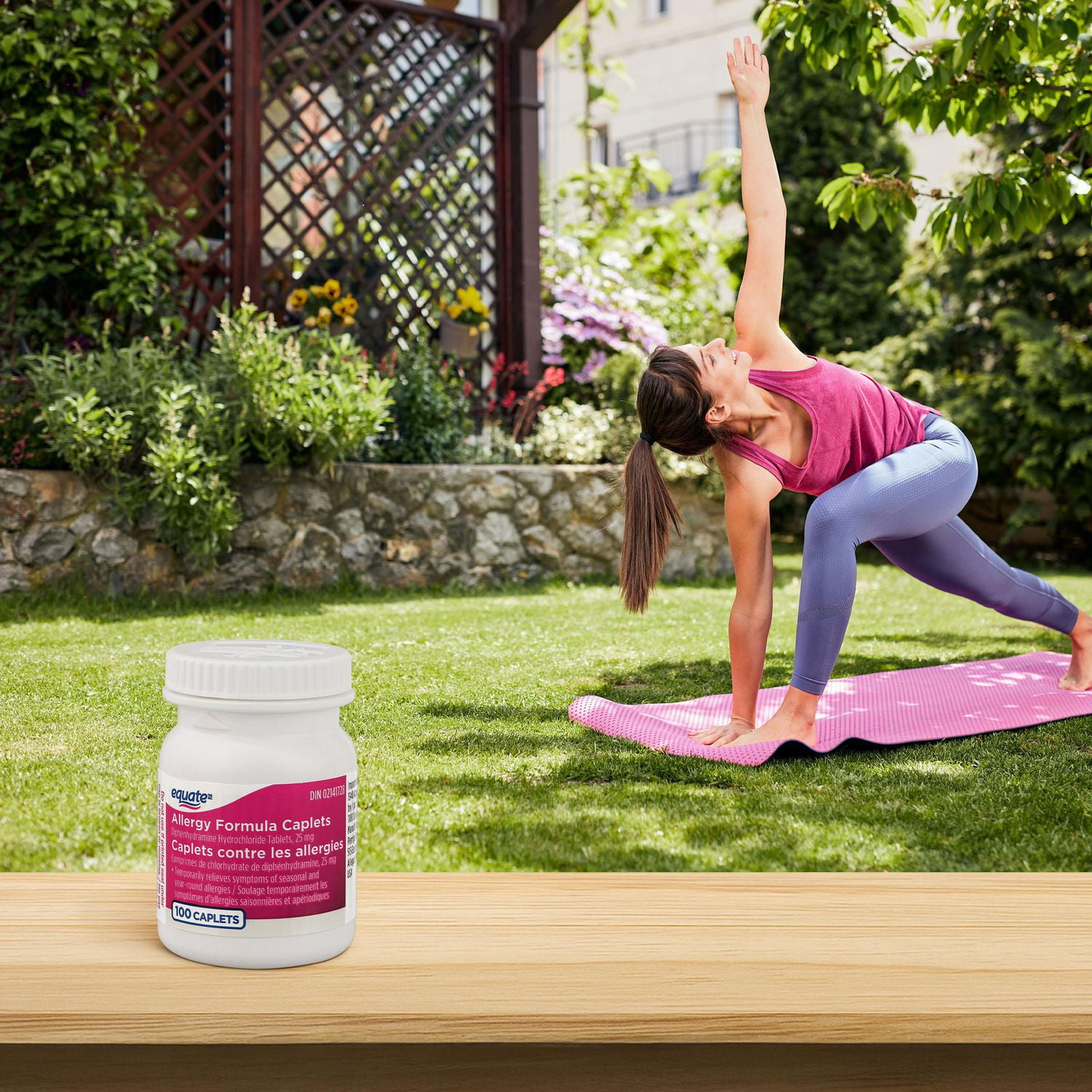 Formule contre les allergies Equate 100 caplets