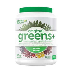 Genuine Health Greens+ Originale, Superfood Verte, 510g, 60 Services