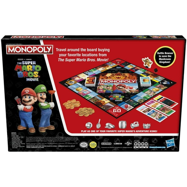 Figurine Monopoly Gamer Mario Hasbro Gaming : King Jouet, Jeux de plateau  Hasbro Gaming - Jeux de société