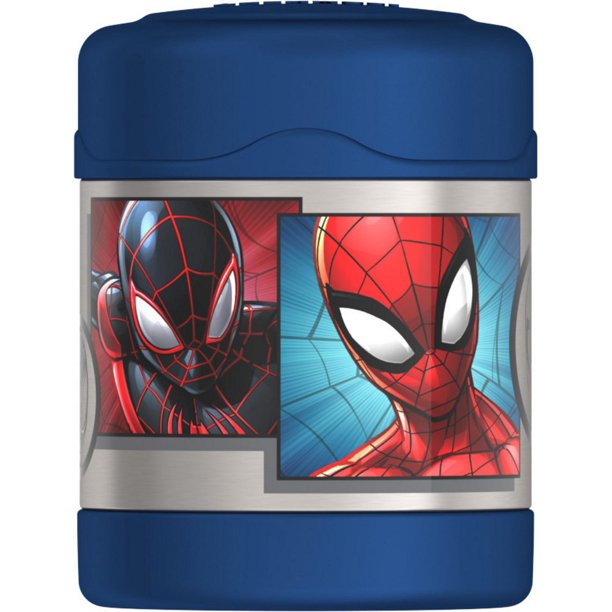 Thermos Funtainer Vacuum Insulated 10 Oz Food Jar, Spiderman, 10 Oz