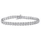 Bracelet tennis Miabella avec diamants 2 CT poids total en argent sterling, 7 po – image 1 sur 5