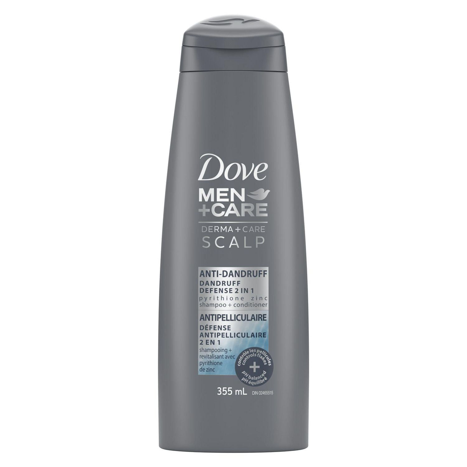 Dove Men+care Derma+care Scalp Dandruff Defense 2in1 Shampoo 