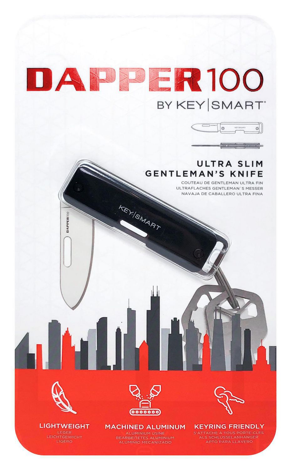 KeySmart KS816-BLK Dapper 100 Slim Keychain Knife - Walmart.ca