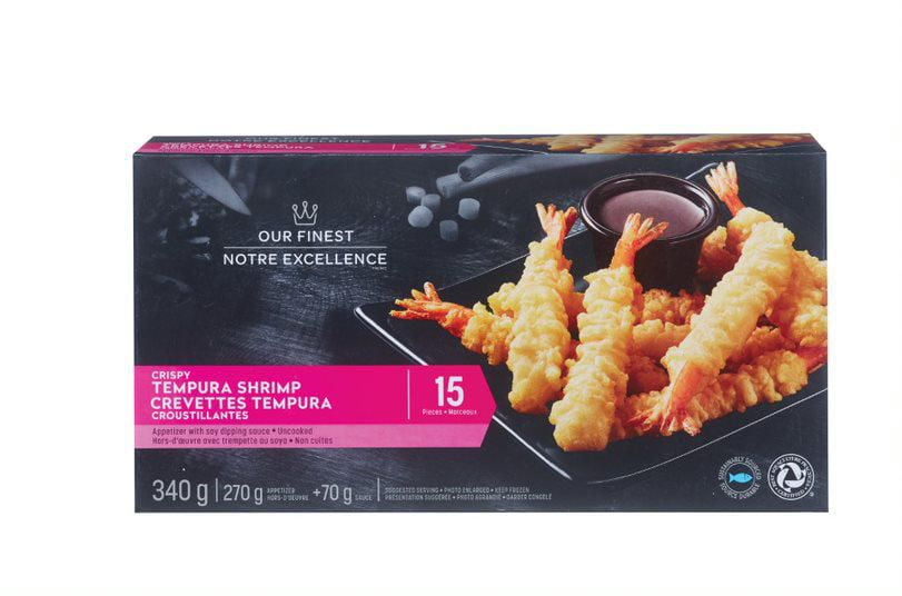 Our Finest Shrimp in Tempura 340g 15pc at Walmart.ca Walmart Canada