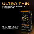thumbnail image 3 of Préservatifs SKYN King Elite Large Extra Glide sans latex, boîte de 10, 3 of 9